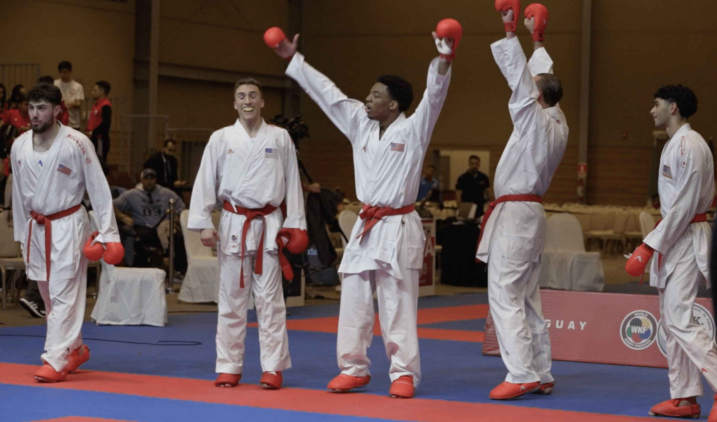 Exciting Team Competitions on Day 3 of the 2024 PKF Senior Karate Championships