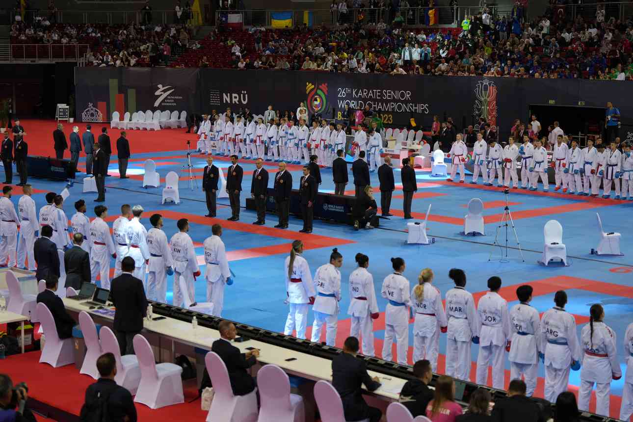 Hungarian Hero Harspataki Shines on Home Turf on Day Two of the 2023 World Karate Championships