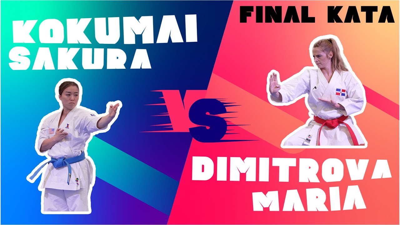 Vidéo YouTube : Finale Kata Féminin, Championnats Panaméricains Seniors 2022 – Kokumai Sakura (USA) vs Dimitrova Maria (République Dominicaine).