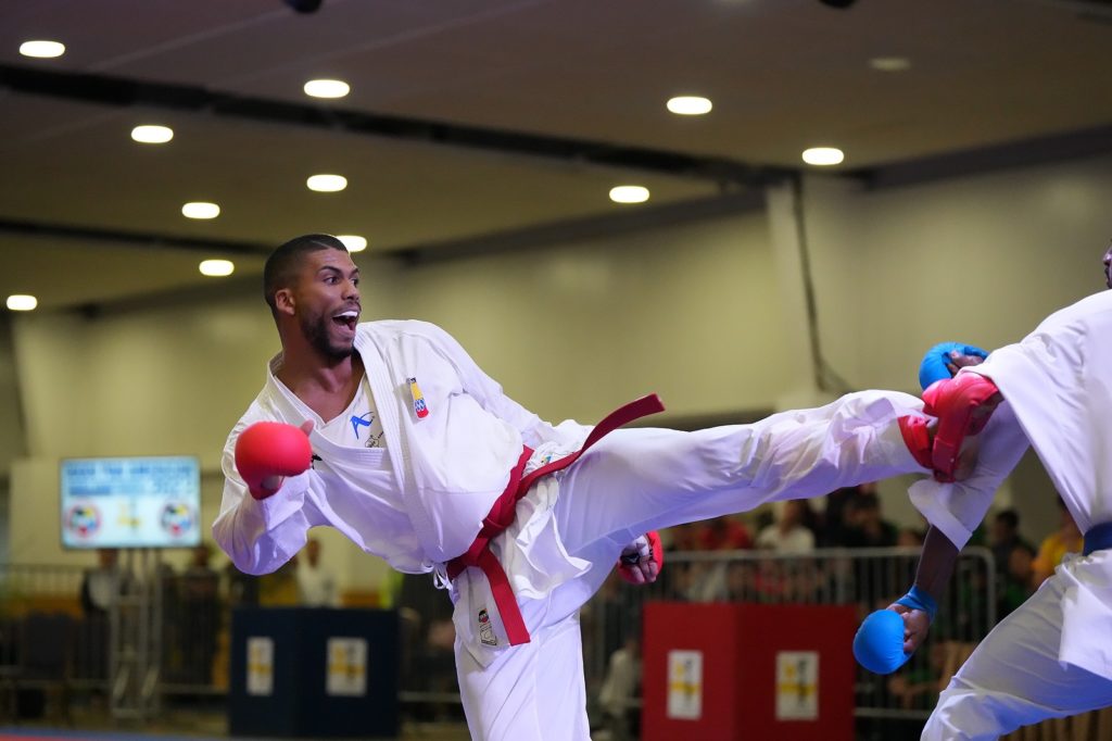 Venezuela kumite athlete