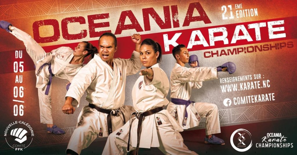 Oceania karate 2022 poster