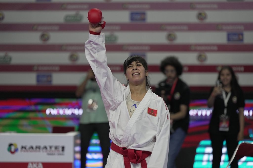 Morocco victory woman athlete