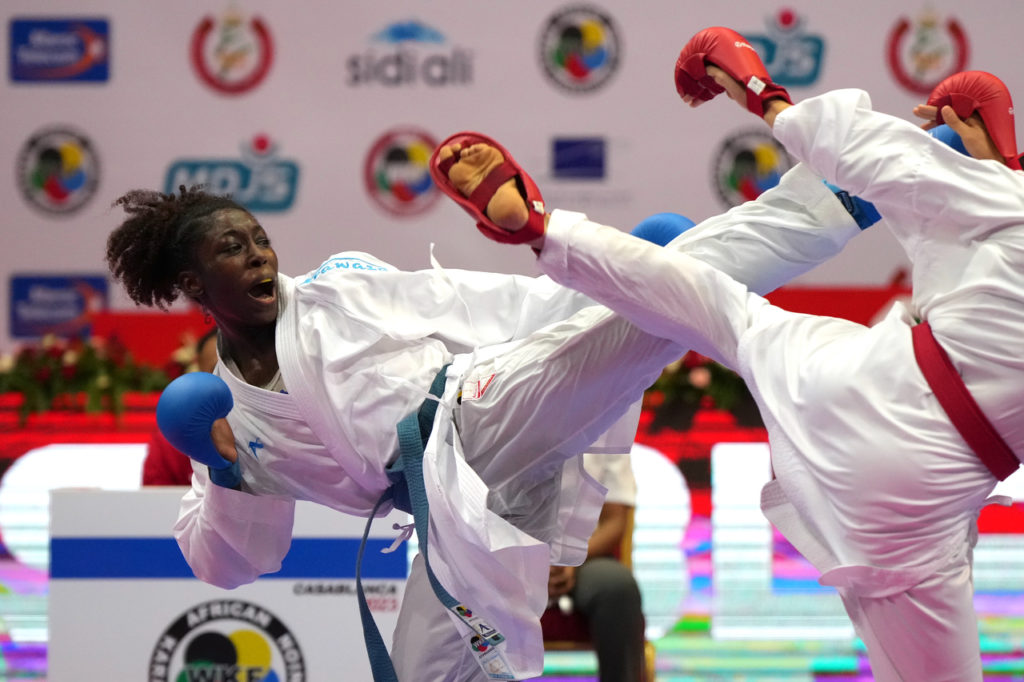 Morocco athlete fighting